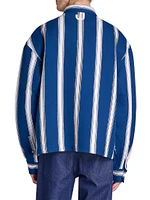 La Chemise Papier Striped Cotton Shirt