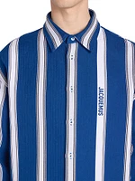 La Chemise Papier Striped Cotton Shirt