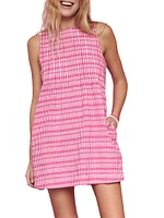 Soledad Stripe Cotton Minidress