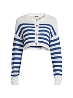 Rodrigo Striped Crop Cardigan