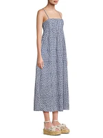 Rafael Cotton-Linen Midi-Dress