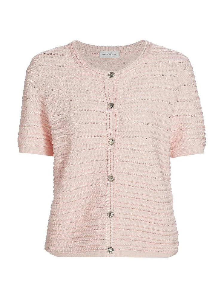 The Jenny Pointelle Cardigan