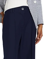 Brigid Pintuck Culotte Pants