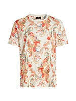 Paisley Cotton T-Shirt