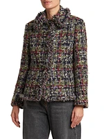 Wool-Blend Tweed Jacket