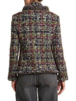 Wool-Blend Tweed Jacket