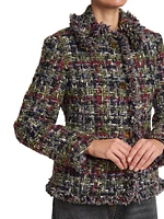 Wool-Blend Tweed Jacket