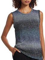 Sequined Gradient Top