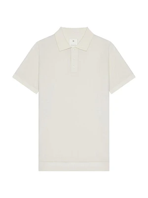 Plage Polo Shirt Cotton and Silk