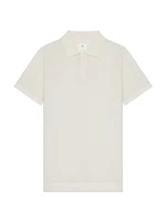 Plage Polo Shirt Cotton and Silk