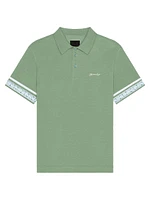 Polo Shirt Cotton with Floral Detail