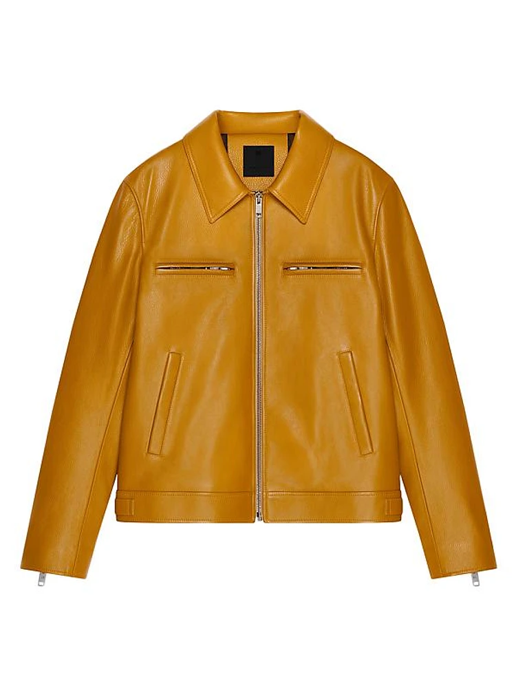 Jacket in Grained Leather