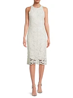 Reena Crochet Sleeveless Midi-Dress