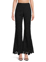 Shiela Beaded Lace Flare Pants