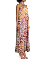 Ziggy Floral Halter Maxi Dress