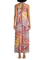 Ziggy Floral Halter Maxi Dress