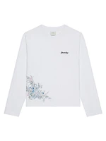 Boxy Fit T-Shirt Cotton Flowers