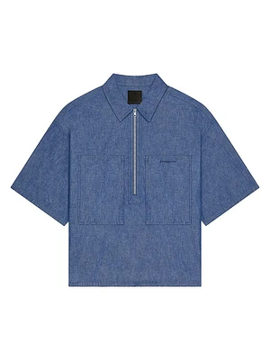 Plage Overshirt Denim Chambray