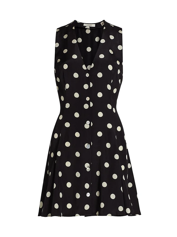 Aubrey Polka Dot Minidress