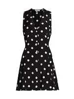 Aubrey Polka Dot Minidress