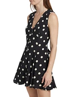 Aubrey Polka Dot Minidress