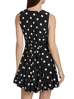 Aubrey Polka Dot Minidress