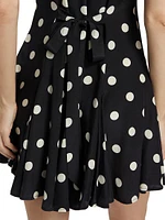 Aubrey Polka Dot Minidress