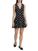 Aubrey Polka Dot Minidress