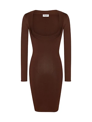 Décolleté Dress Knit