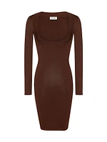 Décolleté Dress Knit