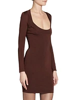 Décolleté Dress Knit