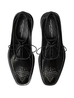 Royce Wingtip Leather Oxfords