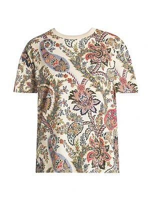 Paisley Cotton T-Shirt