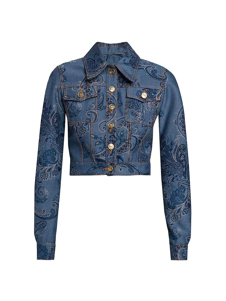 Paisley Denim Jacket