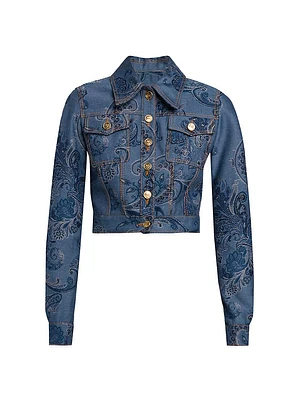 Paisley Denim Jacket