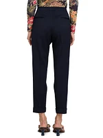 Cuffed Stretch Wool Trousers