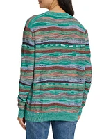 Ansel Fine Wave Striped Sweater