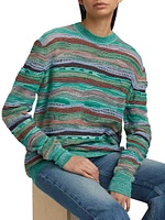 Ansel Fine Wave Striped Sweater