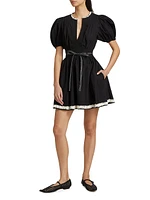 Wilda Cotton Puff-Sleeve Minidress