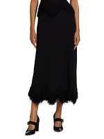 Paulina Fringe Knit Maxi-Skirt