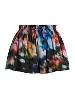 Marn Blossom Batik Poplin Shorts