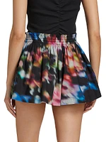 Marn Blossom Batik Poplin Shorts