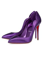 Hot Chick 100MM Metallic Leather Pumps