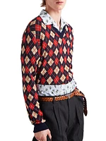 Argyle Cotton Sweater