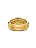 Streamline Cigar Band Ring 18K Yellow Gold, 10.5MM