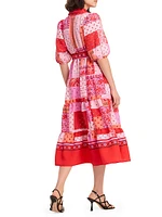 Bandana Patchwork Shirtdress