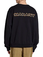 Mikoe Logo-Embroidered Crewneck Sweatshirt