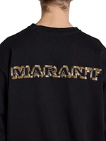 Mikoe Logo-Embroidered Crewneck Sweatshirt