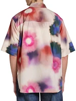 Labilio Watercolor Button-Front Shirt