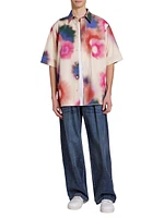 Labilio Watercolor Button-Front Shirt